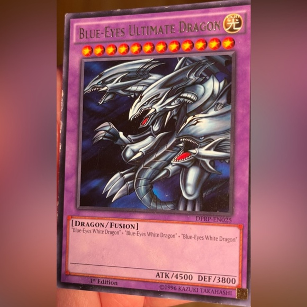 Yugioh Rare Blue Eyes Ultimate Dragon Card